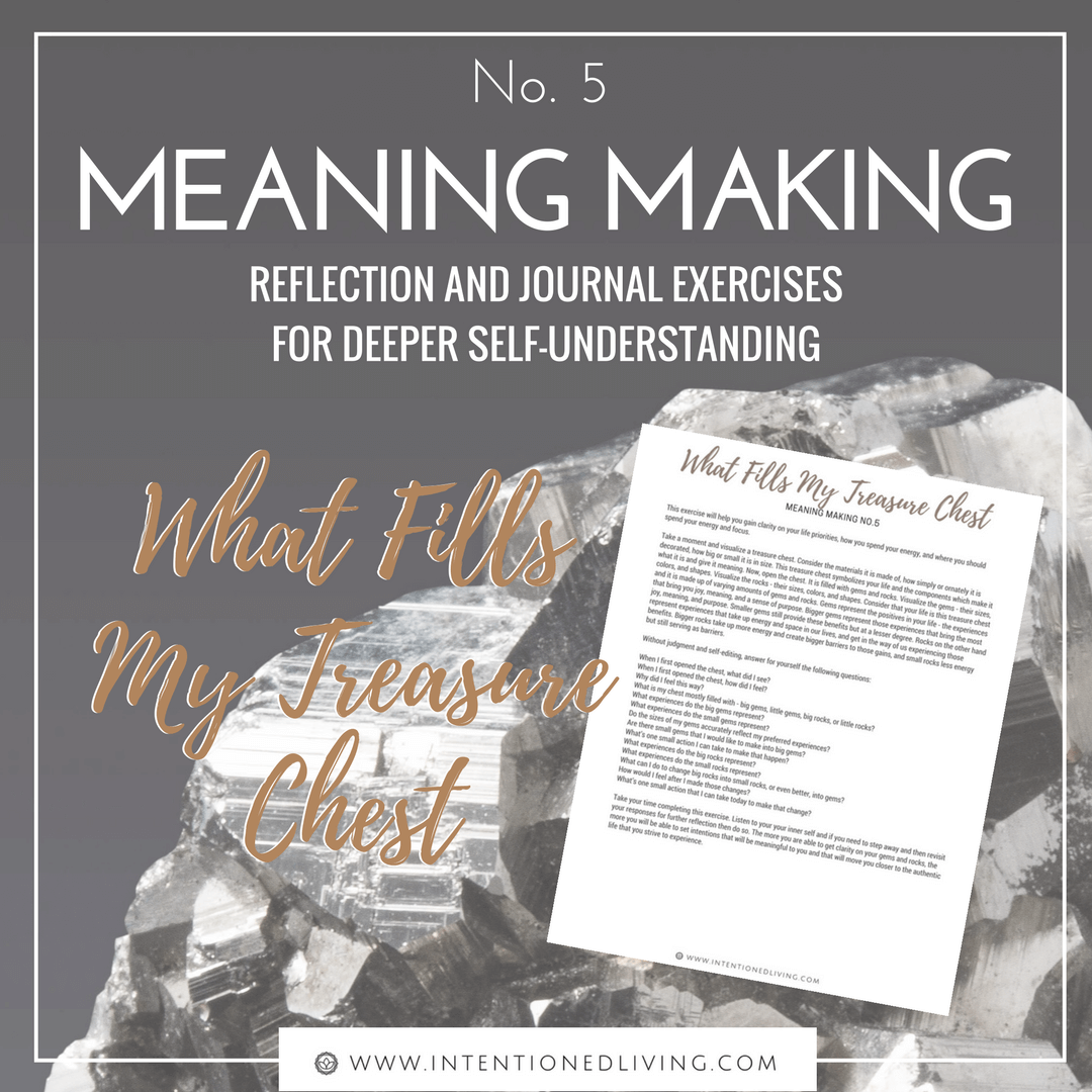 Meaning Making No 5 What Fills My Treasure Chest